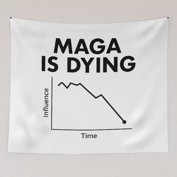 Item preview, MAGA IS DYING with chart.  designed and sold by GreatBefore.