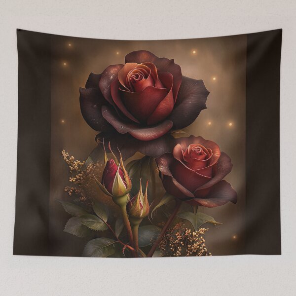 Item preview, Velvet Reverie: Roses in the Glow designed and sold by bloorose.