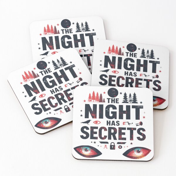 Item preview, The Night Has Secrets Dark Mystery Aesthetic Design designed and sold by Graphic Therapist.