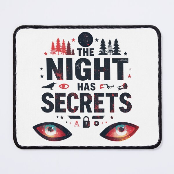 Item preview, The Night Has Secrets Dark Mystery Aesthetic Design designed and sold by Graphic Therapist.