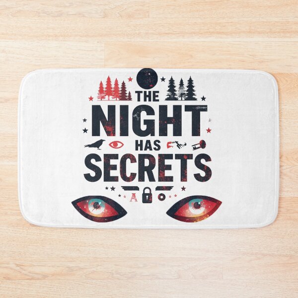 Item preview, The Night Has Secrets Dark Mystery Aesthetic Design designed and sold by Graphic Therapist.