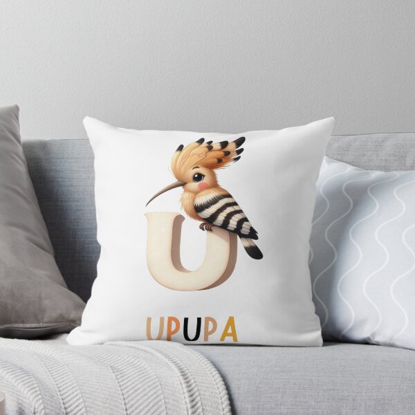 Item preview, Alphabet Animals – Letter U is for Upupa Nursery Design designed and sold by Pet-DeLish.