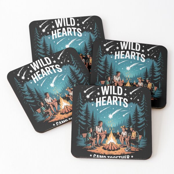 Item preview, Family Camping Wild Hearts Camp Together Campfire Outdoors designed and sold by brinbotty.