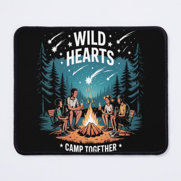 Item preview, Family Camping Wild Hearts Camp Together Campfire Outdoors designed and sold by brinbotty.