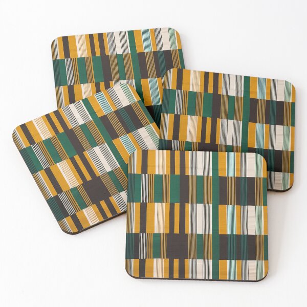 Item preview, Bold African-Inspired Plaid Pattern designed and sold by NeowallsCo.