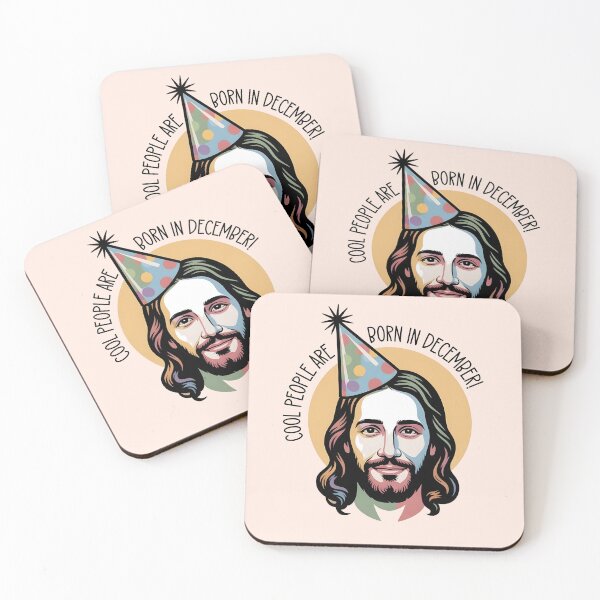 Item preview, Cool People Born In December  | Funny Jesus Party Hat Birthday Meme | Holiday Gift designed and sold by Pixie Bloom.