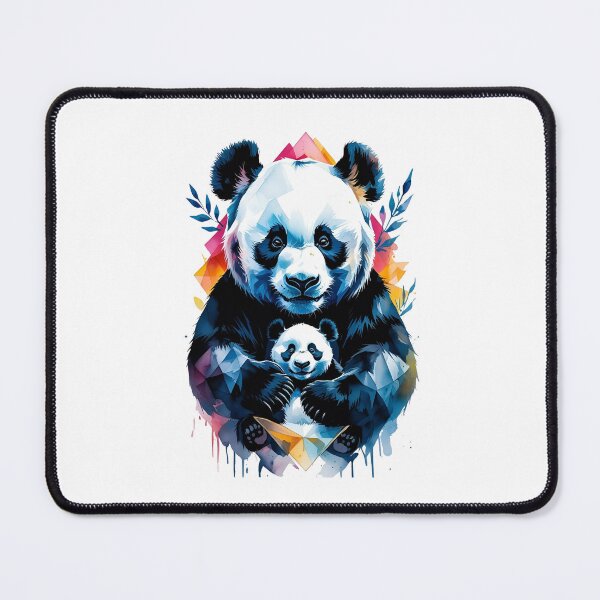 Item preview, Geometric Panda Color designed and sold by GOLDENGARDENART.