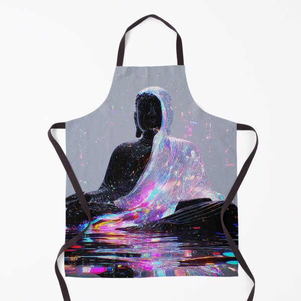 Item preview, Cosmic Glitch Buddha in Liquid Light designed and sold by t5uisiu.