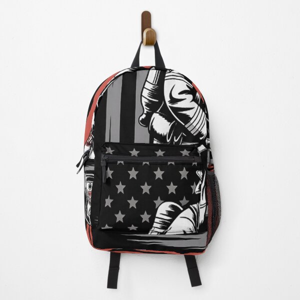 Item preview, Fireman American Flag Thin Red Line Firefighter USA designed and sold by brinbotty.