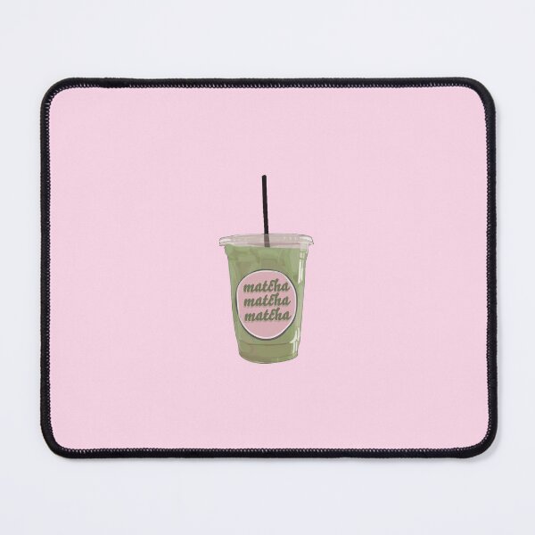 Item preview, Iced Matcha Latte Drink Pink Aesthetic designed and sold by meepmeep52.
