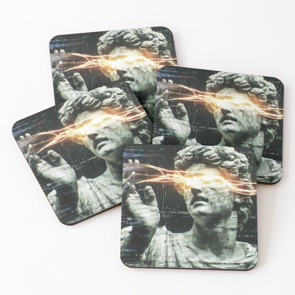 Item preview, Digital David with Glitch Lightning Gaze designed and sold by t5uisiu.
