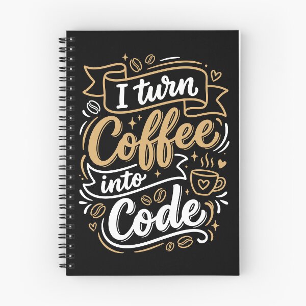 Item preview, I Turn Coffee into Code designed and sold by VanderX.
