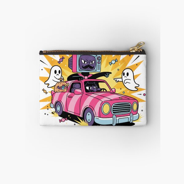 Item preview, The Cat Commander's Candy Heist Halloween Pink Truck designed and sold by Marbleroad.