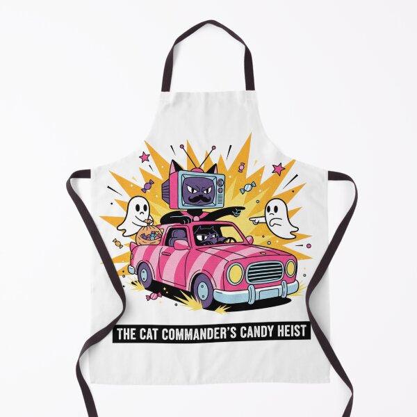 Item preview, The Cat Commander's Candy Heist Halloween Pink Truck designed and sold by Marbleroad.