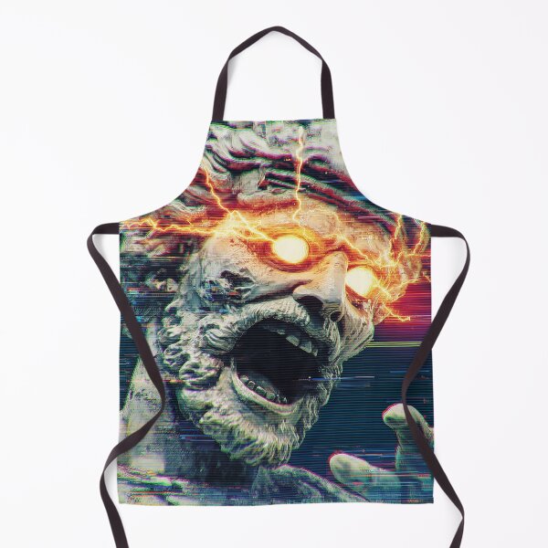 Item preview, Glitched Stone God with Lightning Eyes designed and sold by t5uisiu.