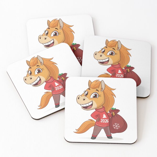 Item preview, ?✨ Funny Happy Horse 2026 – New Year’s Lucky Charm! ? designed and sold by VivoStudio.