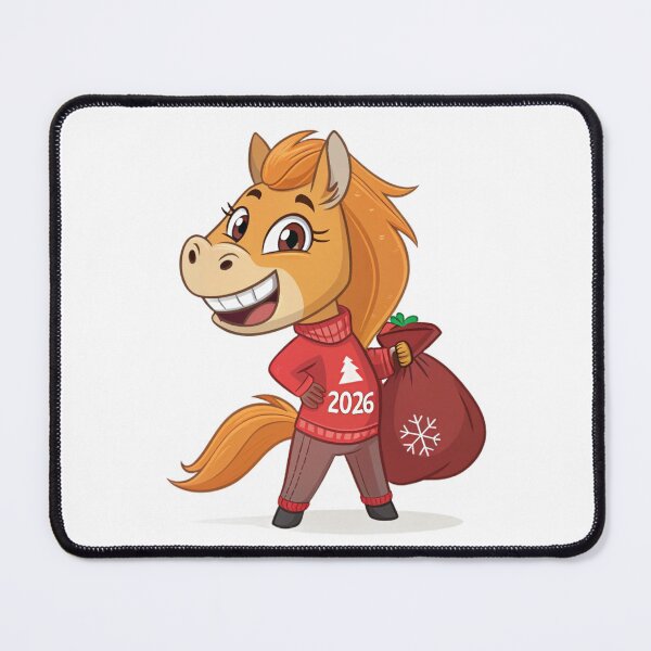 Item preview, ?✨ Funny Happy Horse 2026 – New Year’s Lucky Charm! ? designed and sold by VivoStudio.