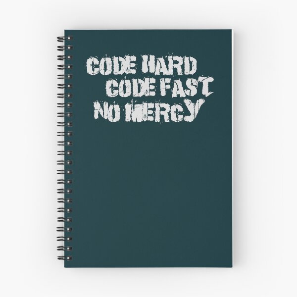 Item preview, Code hard, code fast, no mercy designed and sold by Insanity Driven Design.