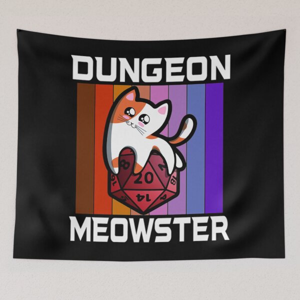 Item preview, Dungeon Meowster Funny Nerdy Gamer Cat Classic  designed and sold by yanar810361.