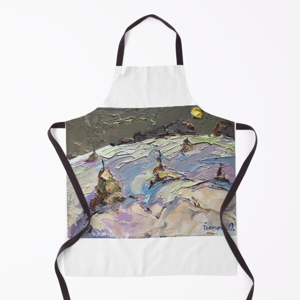 Item preview, Alex Ivanyuk: Haystacks Covered by Winter designed and sold by ukrainianvin.