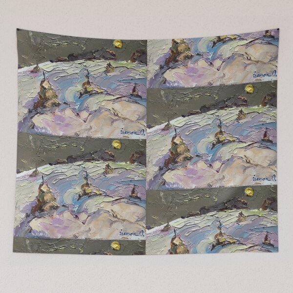 Item preview, Alex Ivanyuk: Haystacks Covered by Winter designed and sold by ukrainianvin.