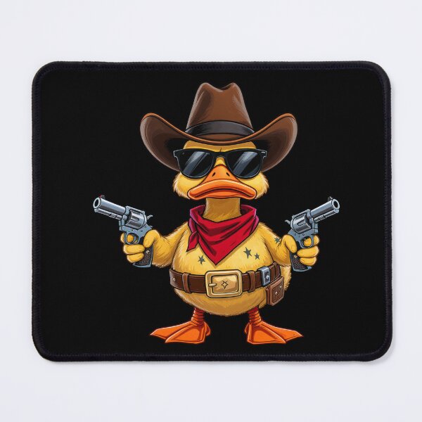 Item preview, Cowboy Duck | Wild West Comedy Bird designed and sold by ColorSplash123.