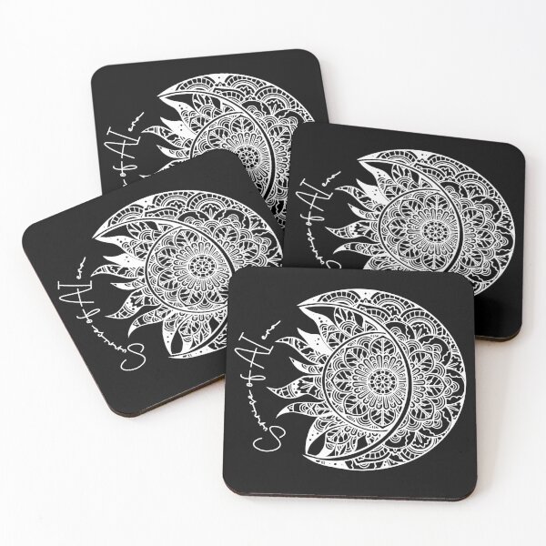 Item preview, Cosmic Sun & Moon Tech Fusion Art designed and sold by Doodle-Bloom.