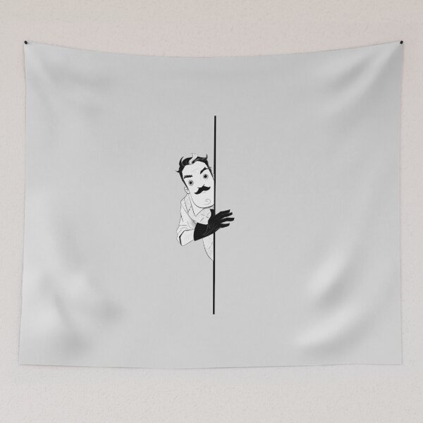 Item preview, Mr. Peterson Peeking – Hello Neighbor Art designed and sold by Kimmaii.