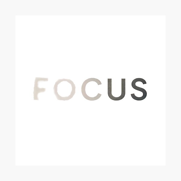 Item preview, Focus Blur to Sharp Minimalist Typography T-Shirt designed and sold by Craftitect.