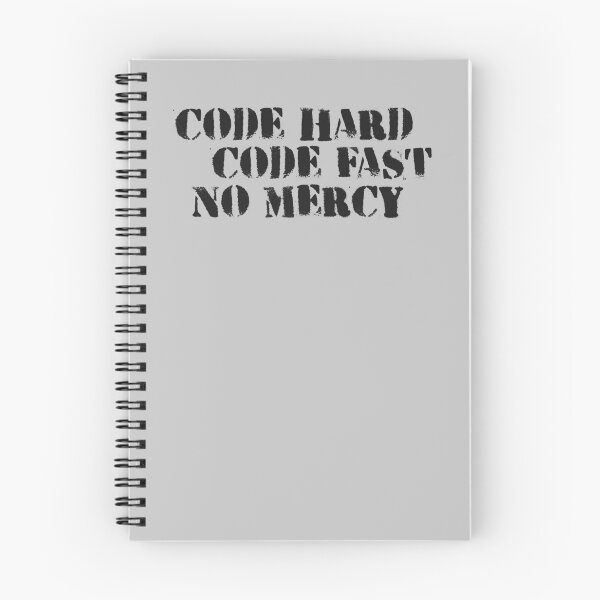 Item preview, Code hard, code fast, no mercy designed and sold by Insanity Driven Design.