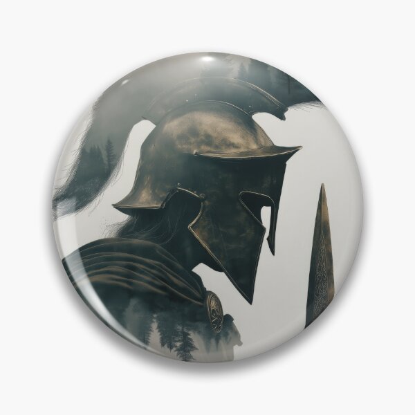 Item preview, Spartan Warrior Double Exposure – Mythic Battle Fantasy Artwork designed and sold by MythologyRealm.