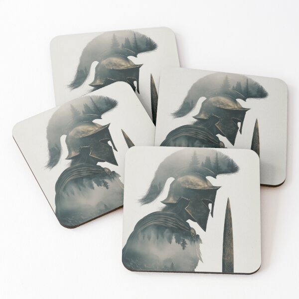 Item preview, Spartan Warrior Double Exposure – Mythic Battle Fantasy Artwork designed and sold by MythologyRealm.
