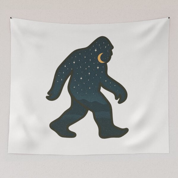 Item preview, Night Bigfoot Silhouette designed and sold by Planetporridge.