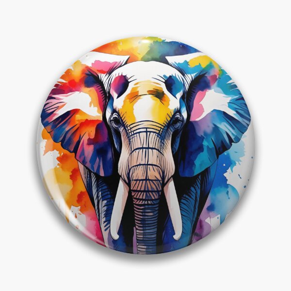 Item preview, Wonderfull Watercolor Elephant designed and sold by GOLDENGARDENART.