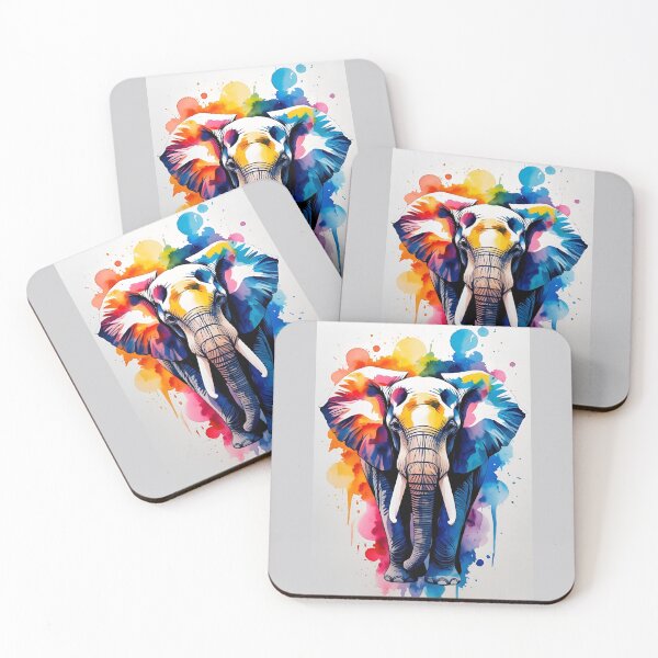 Item preview, Wonderfull Watercolor Elephant designed and sold by GOLDENGARDENART.
