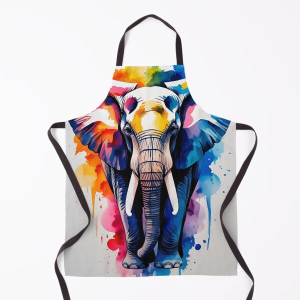 Item preview, Wonderfull Watercolor Elephant designed and sold by GOLDENGARDENART.