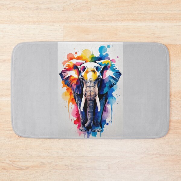 Item preview, Wonderfull Watercolor Elephant designed and sold by GOLDENGARDENART.