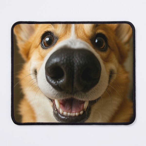 Item preview, Funny Corgi Coffee Morning – Cute Big Nose Dog Close-Up designed and sold by Darlin8888.
