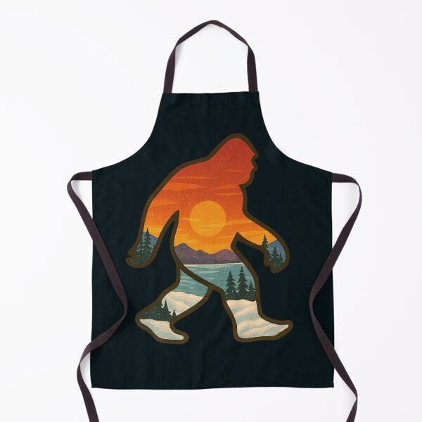 Item preview, Snow Sunset Bigfoot Silhouette designed and sold by Planetporridge.