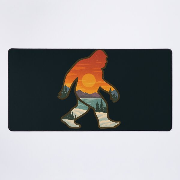 Item preview, Snow Sunset Bigfoot Silhouette designed and sold by Planetporridge.