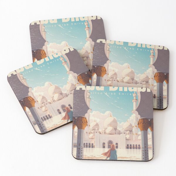 Item preview, Girl Admiring Sheikh Zayed Grand Mosque in Pastel Light designed and sold by JacksoonLester.