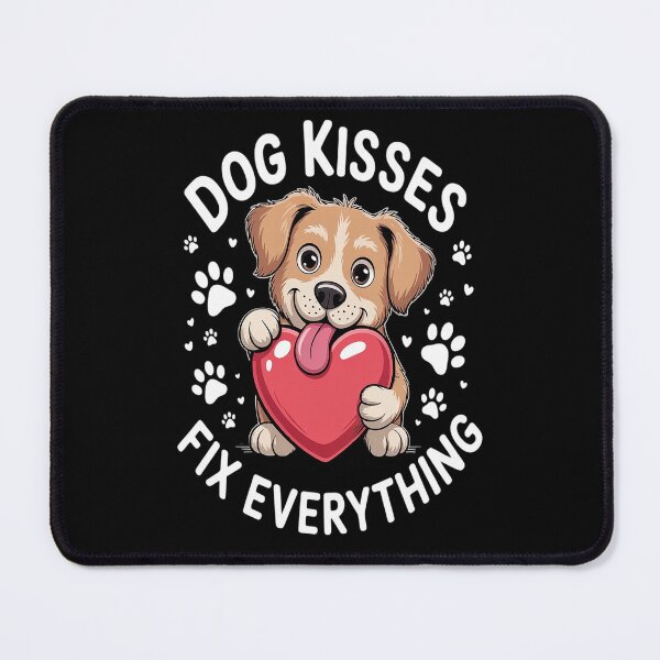 Item preview, Dog kisses fix everything Rescue Dog cute designed and sold by orlodrake.