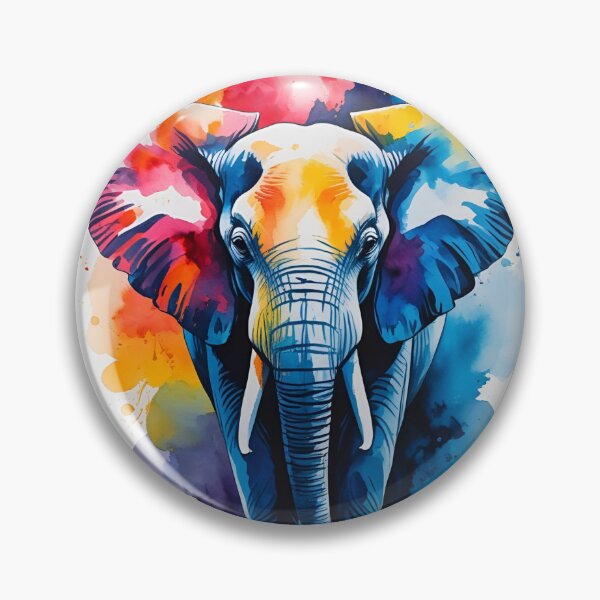 Item preview, Watercolor Elephant design designed and sold by GOLDENGARDENART.