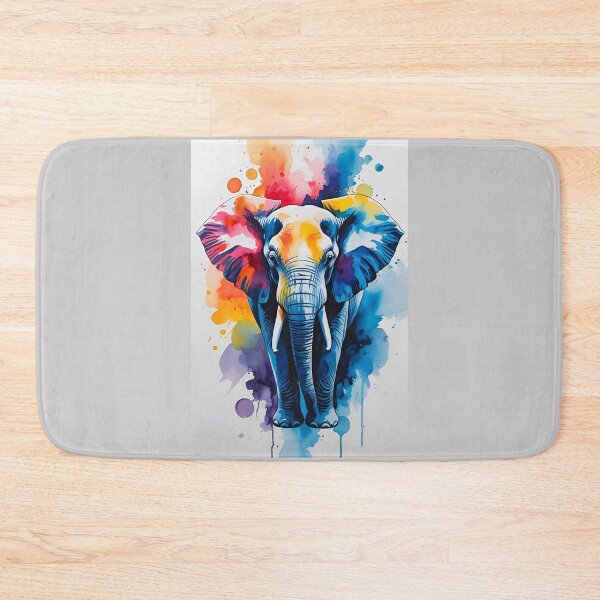 Item preview, Watercolor Elephant design designed and sold by GOLDENGARDENART.