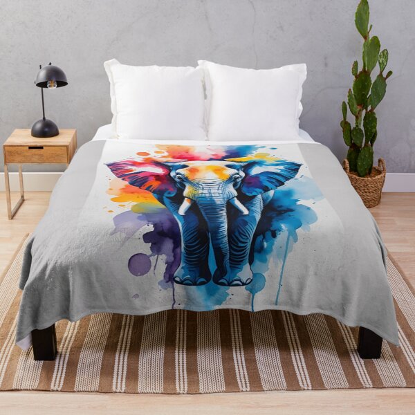 Item preview, Watercolor Elephant design designed and sold by GOLDENGARDENART.