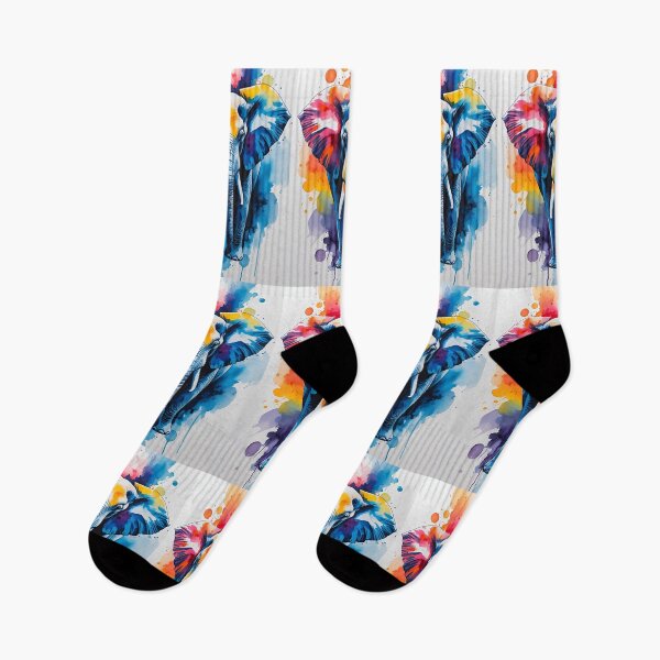 Item preview, Watercolor Elephant design designed and sold by GOLDENGARDENART.