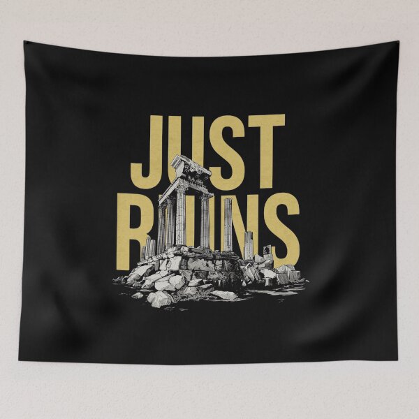 Item preview, Just Ruins Bold Vintage Illustration designed and sold by RED-MOUSE.