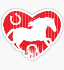 Retro Horse Lover for Sticker