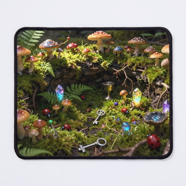 Artikelvorschau, Fairy Mushroom Forest entworfen und verkauft von SynthStitch.