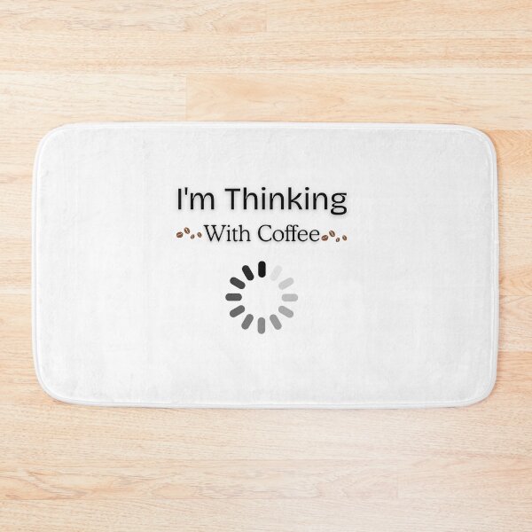 Item preview, Thinking with coffee - coffee loverful - Caffeine engineers  designed and sold by Happyhoo1.